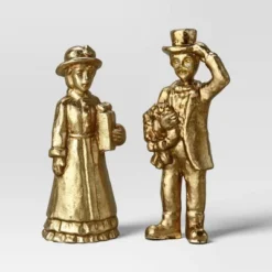 8pk Christmas Poly Animals/Trees/People Decor Set Gold - Wondershop™ -Christmas Sale Store GUEST f5d0e3e3 e887 4d66 9d90 c2a9f2948060