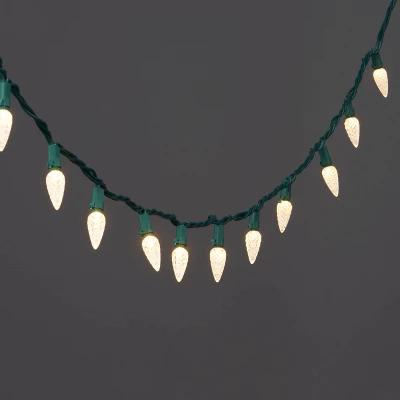 60ct LED C6 Faceted Christmas String Lights With Green Wire - Wondershop™ 8 60ct LED C6 Faceted Christmas String Lights With Green Wire - Wondershop™ - Image 8