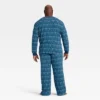Men's Hanukkah Ribbed Long Sleeve Shirt And Pants Holiday Matching Family Pajama Set - Wondershop™ Blue -Christmas Sale Store GUEST f9654cab e503 4016 9da3 2704e4afec74
