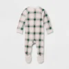 Baby Plaid Ribbed Holiday Matching Family Footed Pajama - Wondershop™ Cream -Christmas Sale Store GUEST f9b78697 7dfe 41bd 8c20 427c10fd9466