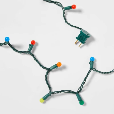 50ct LED Smooth Sphere Christmas String Lights With Green Wire - Wondershop™ 4 50ct LED Smooth Sphere Christmas String Lights With Green Wire - Wondershop™ - Image 4