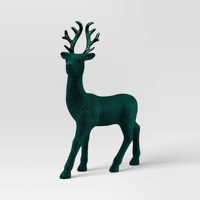 12" Christmas Flocked Standing Deer Decor - Wondershop™ 5 12" Christmas Flocked Standing Deer Decor - Wondershop™ - Image 5
