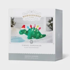 15" Incandescent Tinsel Dinosaur With Santa Hat Christmas Novelty Sculpture Light - Wondershop™ -Christmas Sale Store GUEST ff89238c a5d4 4a7e b1fc eac9f99c2c96