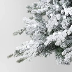 7.5' Pre-Lit Flocked Balsam Artificial Christmas Tree With Power Pole And Foot Pedal - Wondershop™ -Christmas Sale Store GUEST ffee2525 85b0 4d01 b32a 01254b4d143b